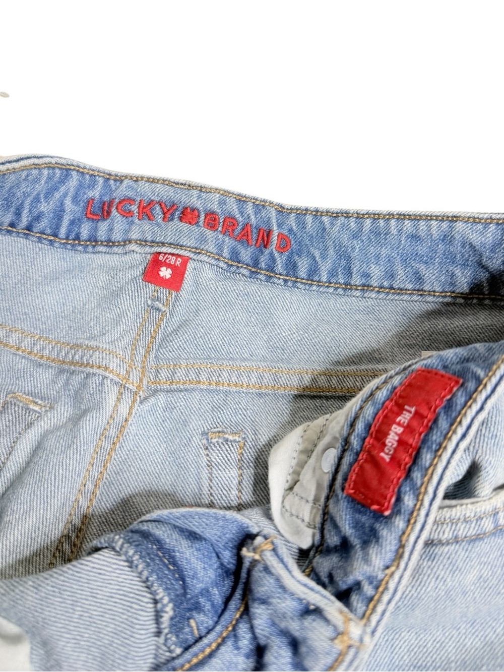 Lucky Brand Star Straight Leg Blue Jeans Size 6 - Picture 4 of 4